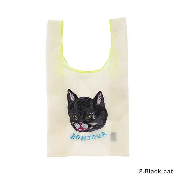 ナタリーレテ オーガンジーバッグ S【猫グッズ 猫雑貨 ネコ雑貨 プレゼント 女性 猫の小物 猫好き グッズ 雑貨 ねこ ネコ おしゃれ かわいい エコバッグ 40代 可愛い モチーフ キジトラ 茶トラ 黒猫 ギフト 公式】の商品画像 3