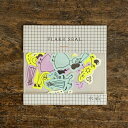 ネクタイ×水縞 フレークシール 星を探して【necktie ネクタイさん イラストレーター ステッカー プレゼント 女性 グッズ おしゃれ かわいい 大人かわい...