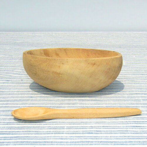 いろいろ使えるウッドボウルセットfog / notebooks ウッドボウル＋スプーン 【★0907アップ祭】