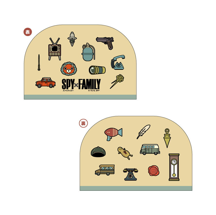 スパイファミリー ポーチ グッズ ラウンドポーチ パターン 【メーカー直販】