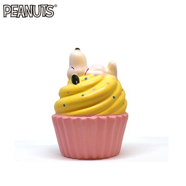 PEANUTS スヌーピー カップケーキ スクイーズ プレーン