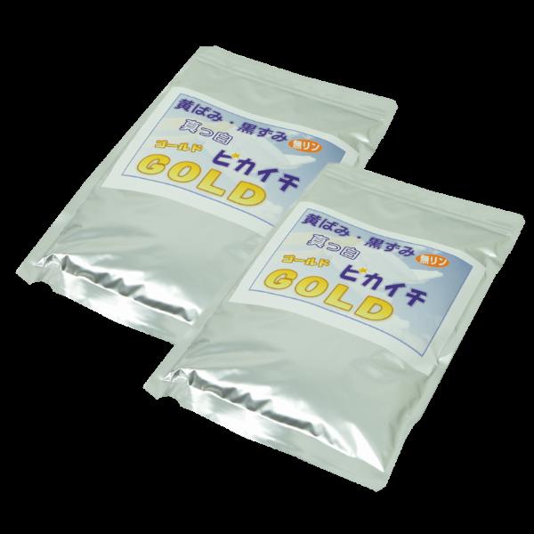 プロ秘伝の洗剤！無リン「黄ばみ・黒ずみ真っ白！ピカイチ」400g入り×2個セット◎メール便にて送料無料◎