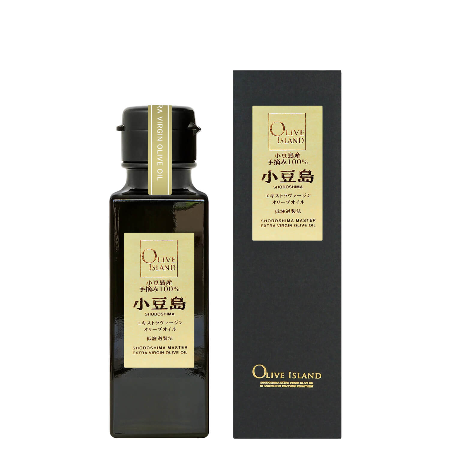 Olive islandの御中元(包装/のし対応可) 調味料ギフトセット 小豆島産手摘み100%「小豆島」EXV・「匠」EXVオリーブオイル 100ml×2【各1計2本入り】送料無料 スリーブ仕様 国産 高級 一番搾り ミッション olive japan JOOTA オリーブアイランド oliveisland 人気 女性 男性 詰め合わせ｜アングル2