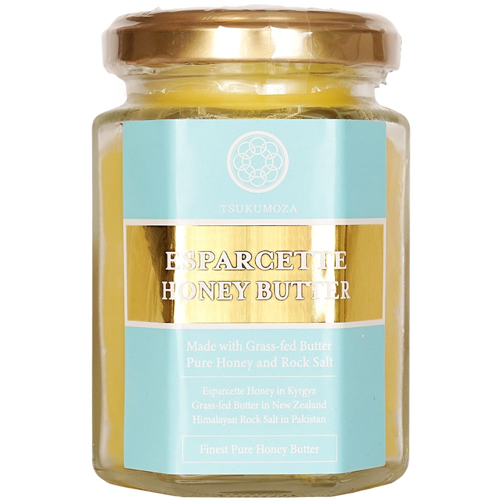 エスパルセットハニーバター ESPARCETTE HONEY BUTTER 140g 送料無料キルギス ハチミツ キルギスハニー はちみつ 天然生蜂蜜 グラスフェッドバター オメガ3 高級 美容 健康 スーパーフード オーガニック ギフト プレゼント 九十九座 オリーブアイランド oliveisland 2