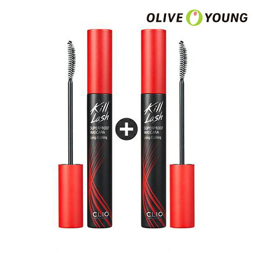 【CLIO】キールラッシュスーパープルーフマスカラ/1+1/企画セット/KILL LASH SUPERPROOF MASCARA/アイメイク/カール/ロング/クリオ/韓国コスメ/オリーブヤング公式 【楽天海外通販】
