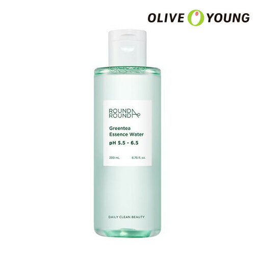 【ROUND A ROUND】グリーンティー弱酸性エッセンスウォーター/200ml/Greentea Essence Water/スキンケア/エッセンス/…