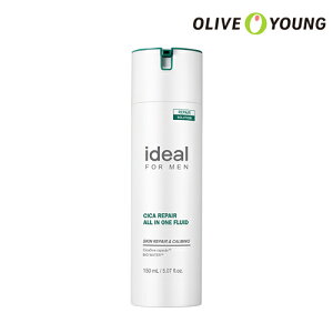 【ideal FOR MEN】シカトラブル肌オールインワンフルイド/150ml/CICA ALL IN ONE FLUID/スキンケア/エッセンス/メンズ/アイデアルforメンズ/韓国コスメ/オリーブヤング公式 【楽天海外通販】