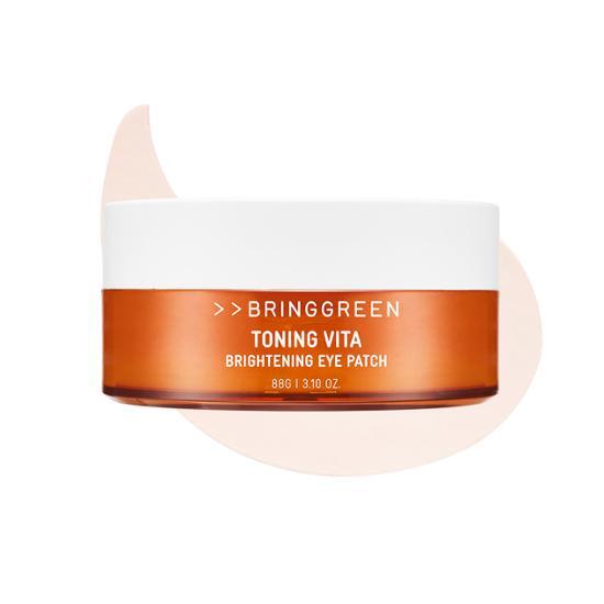 【BRING GREEN】トーニングビタブライトニングアイパッチ 60枚 目元ケア 弾力 スキンケア おうちケア ブリングリン 韓国コスメ オリーブヤング公式 【楽天海外通販】のサムネイル