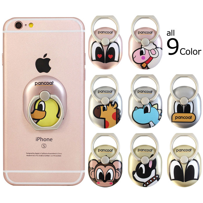 pancoat Character Metal Smart Ring ѥ󥳡 ޥۥ iPhone Galaxy ޡȥե ֥åPC б iPhone7 iPhone6 iPhone6S Plus ץ饹 Galaxy S7 edge ե6 ե6S ץ饹 饯S7 å 饯 S7edge ɻ