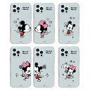 Disney Couple Clear Soft ディズニー カップル 透明 ソフトケース Galaxy S23 Ultra A53 5G S22 S21 Note20 S20 Note10 S10 Note9 S9 Note8 S8 S7edge エス Plus プラス ウルトラ ノート エッジ スマホ ケース カバー カップル【】