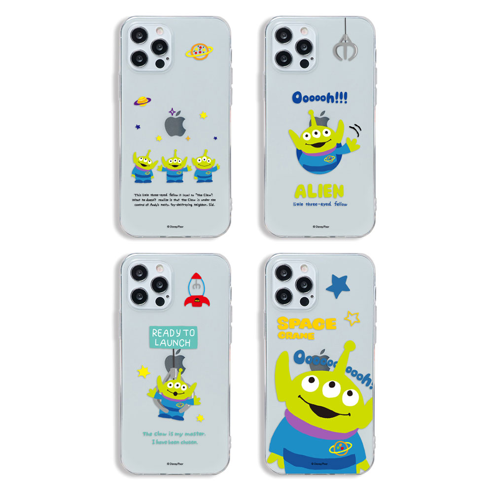 Disney Toy Story Alien Clear Soft ディズニー トイストーリー エイリアン 透明 ソフト Galaxy S23 Ultra A53 5G S22 S21 Note20 S20 Note10 S10 Note9 S9 Note8 S8 S7edge エス Plus プラス ウルトラ ノート エッジ スマホ ケース カバー 【】