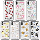 Sanrio Characters Action Clear Jelly TI ANV  WF[ Galaxy S24 Ultra A54 5G S23 A53 S22 S21 + Note20 S20 Note10+ S10 Note9 S9 Note8 S8 S7edge MNV[ GX Plus vX Eg m[g GbW LeB }C LL ||