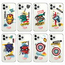 MARVEL Sketch Clear Soft マーベル スケッチ 透明 ソフトケース iPhone 15 Plus Pro Max 14 SE第3世代 SE3 13 mini 12 11 X XS XR SE第2世代 8 7 Plus 6s 6 SE第1世代 5 5s 10 10s 10r SE2 SE プロ マックス ミニ エス アル プラス スマホ ケース カバー アベンジャーズ