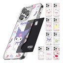 Sanrio Characters Circle Happiness Card Transparent Hard サンリオ サークル ハピネス カード 透明 ハードケース Galaxy S24 Ultra S23 A53 5G エス ウルトラ スマホ ケース カバー カード収納 耐衝撃 有線充電 無線充電 韓国