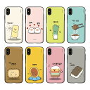 Gwiyeomppojjag Season2 Food Series Card Door Bumper グィヨムポッチャグ シーズン2 フード シリーズ ドア バンパーケース Galaxy S25 Ultra S24 FE A55 5G S23 A54 A53 S22 S21 + Note20 S20 Note10+ スマホ ケース カバー 食べ物 韓国語 ハングル だじゃれ 言葉遊び