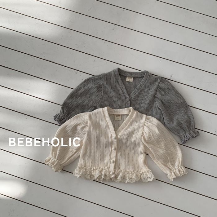 【新春セールP10倍】【予約商品/4〜6週間で入荷予定】 ベベホリック 26春物新作 フェアリーカーディガン　おしゃれ 韓国ファッション ベビー服 可愛い 赤ちゃん 服 女の子 男の子 プレゼント 出産祝い コットン くすみカラー