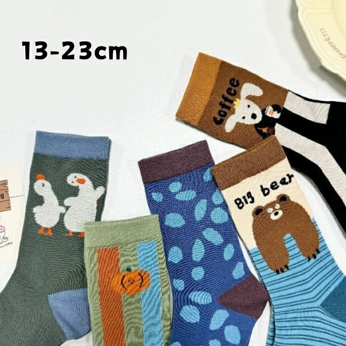 【ワンダフルデイP11倍】ビックベア5足ソックスセット 靴下 miso