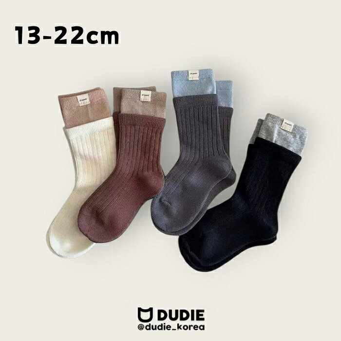 【BフライデーP5倍】モバイル4足ソックスセット 靴下 Dudie