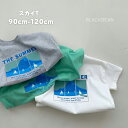 韓国子ども服 スカイT カットソー 半袖 Tシャツ