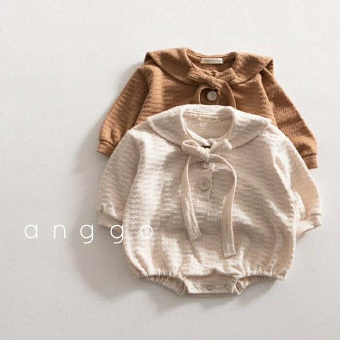 【ワンダフルデイP11倍】韓国こども服 ヨーグルトロンパース アンゴー/anggo