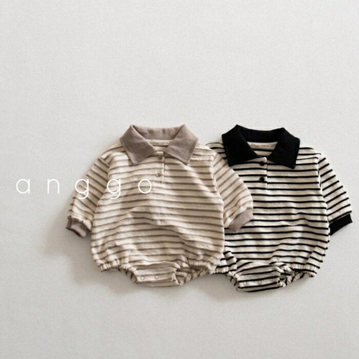 【ワンダフルデイP11倍】韓国こども服 キットカットロンパース アンゴー/anggo