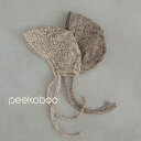 【予約商品/3~4週間で入荷予定】 Peekaboo ピーカーブー フローラルボンネット
