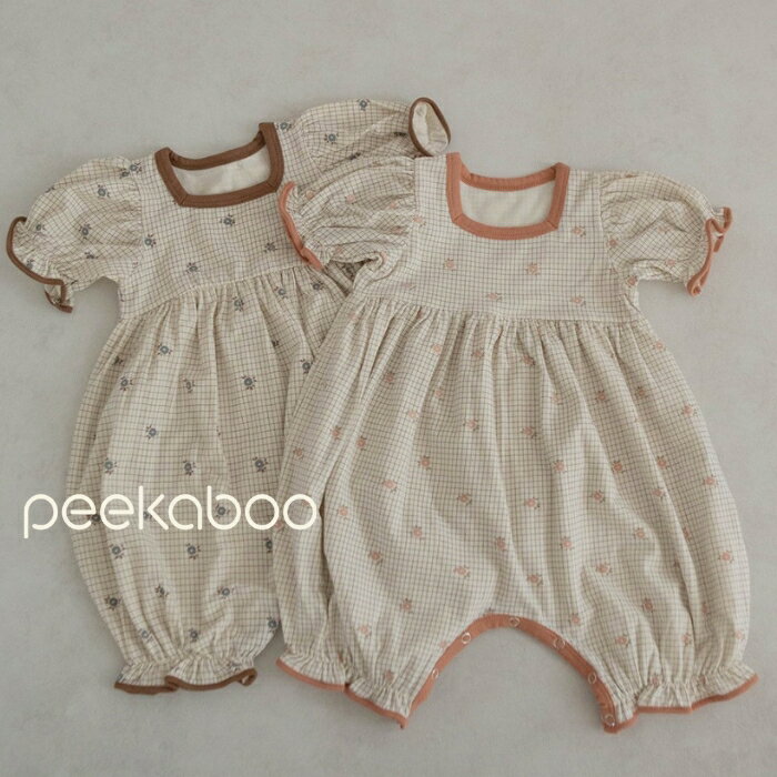【予約商品/3〜4週間で入荷予定】 Peekaboo ピーカーブー ベリーボディスーツ ロンパース
