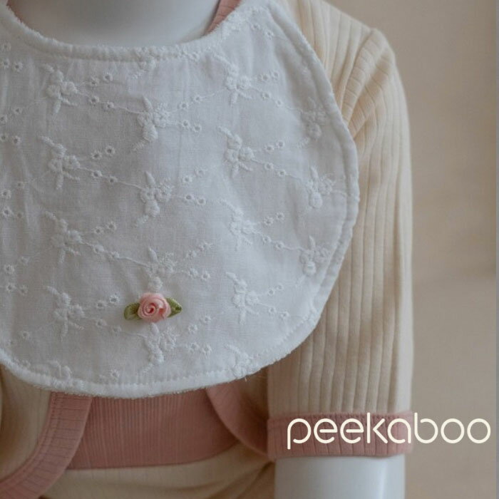 【マラソンP5倍】【予約商品/3〜4週間で入荷予定】 Peekaboo ピーカーブー Rose / bib / ローズスタイ韓国こども服 ママ 赤ちゃん お揃い 出産祝い ギフト プレゼント 女の子 男の子 ユニセックス くすみカラー