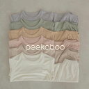 【5の付く日P5倍】【予約商品/3〜4週間で入荷予定】 Peekaboo ピーカーブーPanda / top and bottom set / パンダ上下セット韓国こども服 ママ 赤ちゃん お揃い 出産祝い ギフト プレゼント 女の子 男の子 ユニセックス くすみカラー(4)