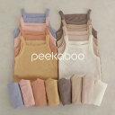 【予約商品/3〜4週間で入荷予定】 Peekaboo ピーカーブー Pongpong / top and bottom set sleeveless / ポンポ...
