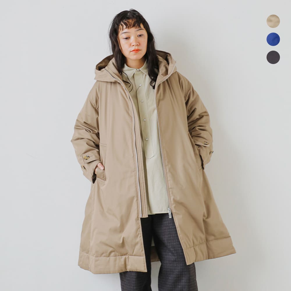 miffew ミフュー テントライン ジップアップ ダウン コート “TENT LINE ZIP UP DOWN COAT” few25wjk534..