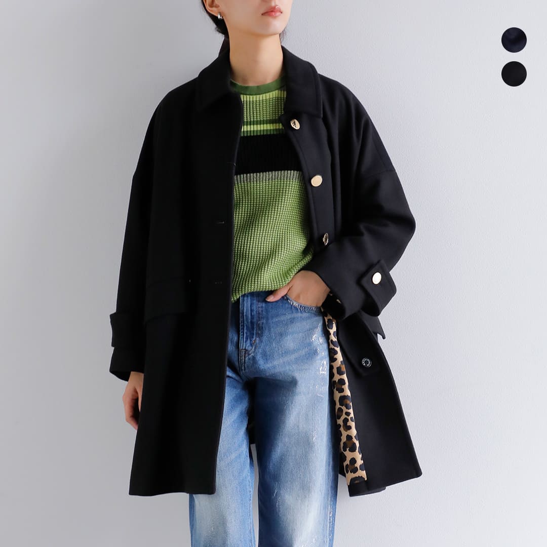 MACKINTOSH マッキントッシュ ウールメルトン ハンビー ショート ステンカラーコート “HUMBIE MB LEO” l252mo1158f2kl-k...