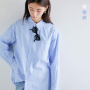 CLANE クラネ ロゴ ボタンダウン ベーシック シャツ 19122-4162-kk 2025aw新作 レディース