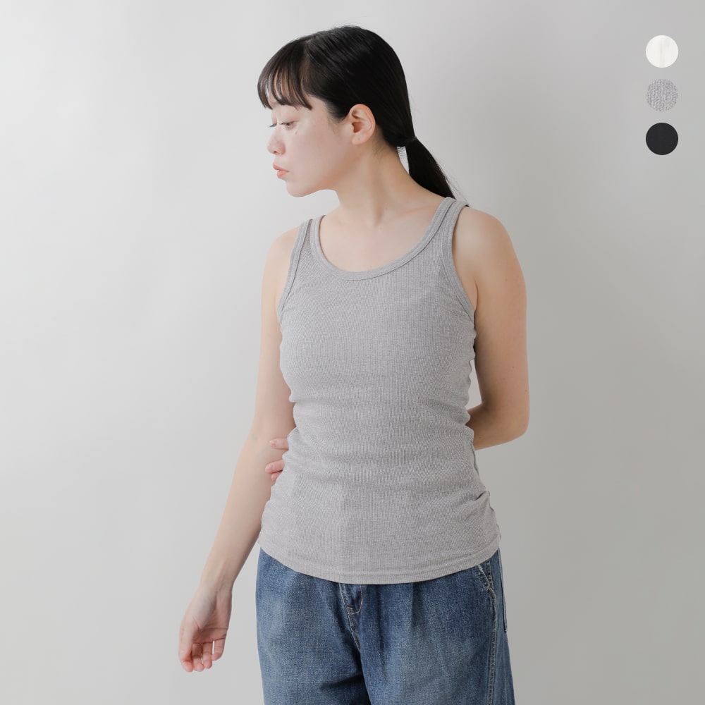 Rakuten - 【ゆうパケット選択可】Shinzone シンゾーン コットン リブ タンクトップ “TANK TOP” b00mscu05-kk レディース
