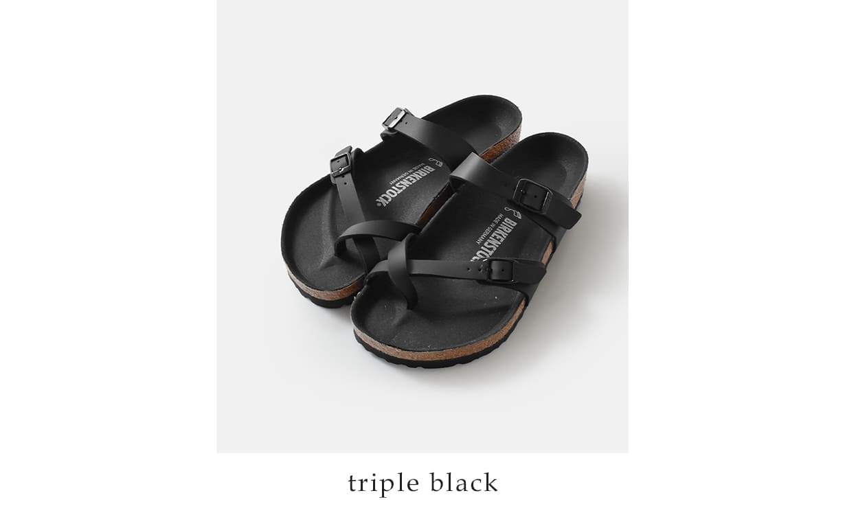 BIRKENSTOCK ビルケンシュトック マヤリ ビルコフロー トリプルブラック レギュラ...