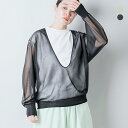 LOEFF ロエフ Uネック シアー ニット プルオーバー 8813-106-0065-kk 2025ss新作 レディース