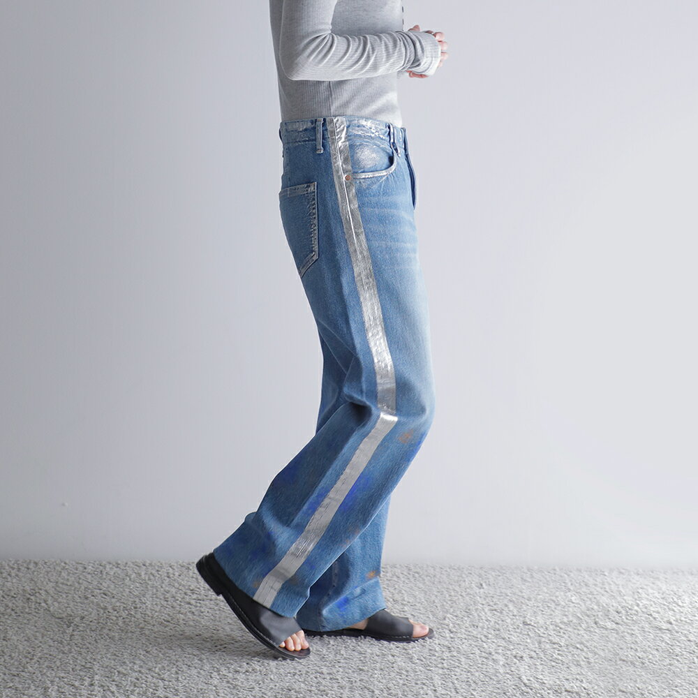 Rakuten - TANAKA タナカ コットン セルビッチ デニム ミッドライズ ストレート トラウザー パンツ “STRAIGHT JEAN TROUSERS” st-126-same2-kk レディース【サイズ・カラー交換初回無料】