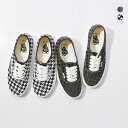 【40%OFF】Vans ヴァンズ オーセンティック ハウンドトゥース スニーカー “Authentic” authentic-same4-kk 2025ss新作 ユニセックス【サイズ交換初回無料】【☆】
