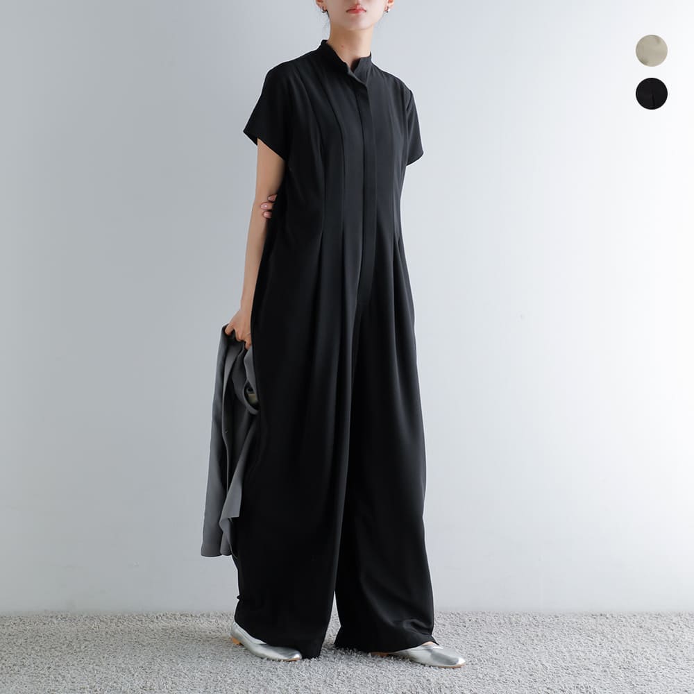 Hella ヘラ ワイドタック ジャンプスーツ “WIDE TUCK JUMPSUIT” h261-40 レディース【サイズ・カラー交換初回無料】