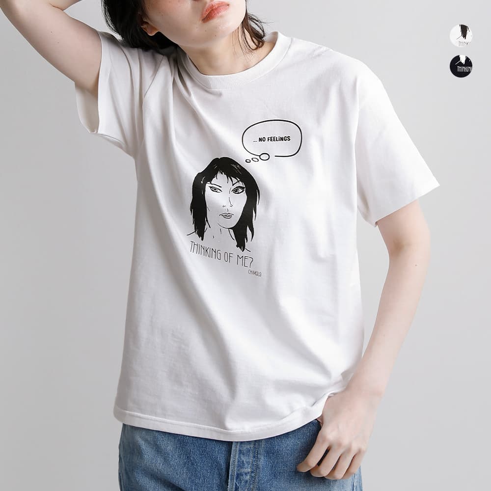 Rakuten - chimala チマラ ギルダン Tシャツ GIRL NO FEELINGS cs41-k005cml レディース 2026ss新作 春夏