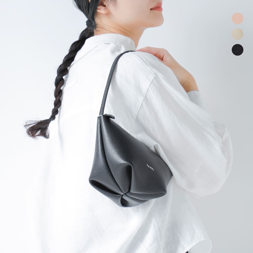 Rakuten - YAHKI ヤーキ シュリンク ダブルフェイスレザー ショルダーバッグ yh-774 レディース 2026ss新作 春夏