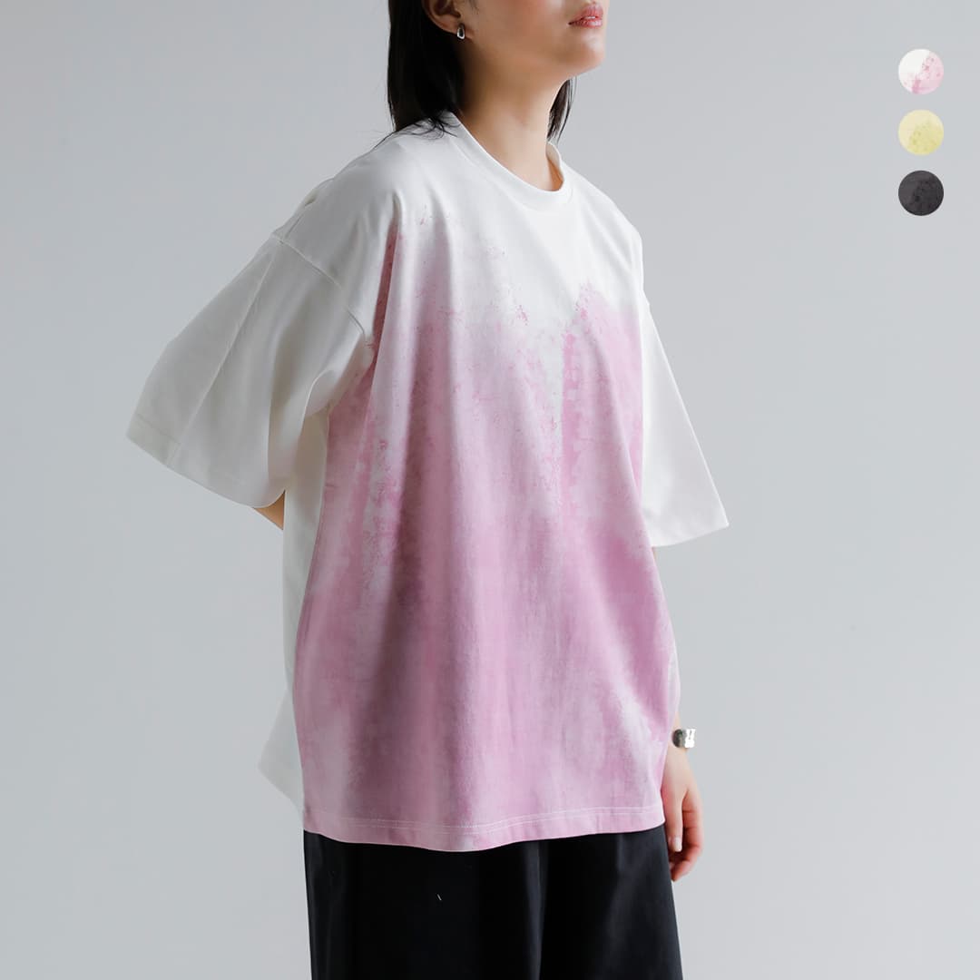 乐天商城 - FLOWER フラワー コットン ペイント Tシャツ “Paint Tee” 26ssf017 レディース【☆】