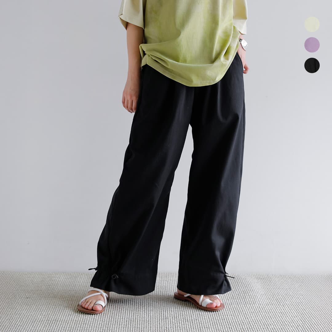 乐天商城 - FLOWER フラワー ウエストタック イージー パンツ “Waist tack easy pants” 26ssf019 レディース【◇】