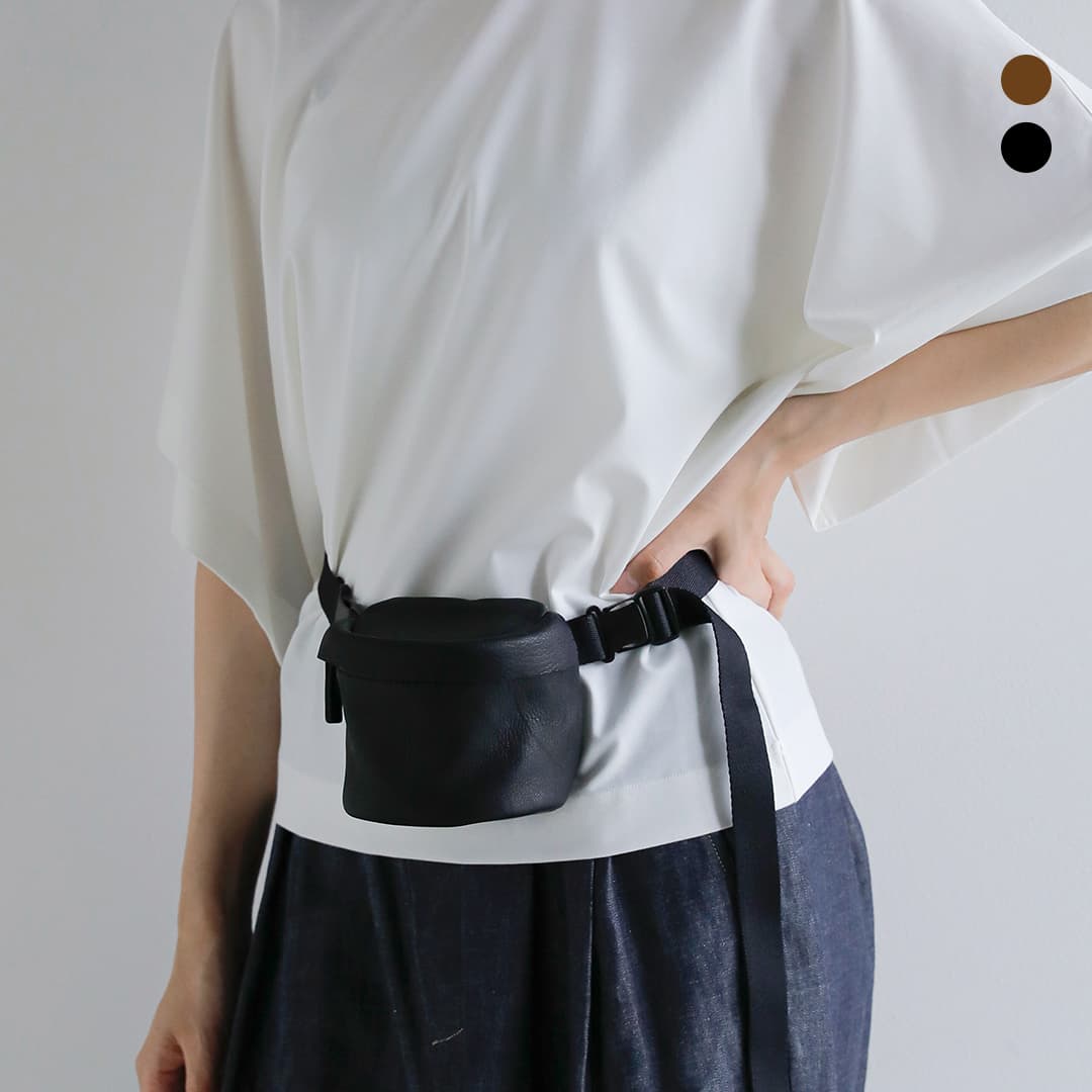 乐天商城 - macromauro マクロマウロ ディアレザー ウエストバッグ Sサイズ “DEER LEATHER WAIST BAG S” d-lth-w-bag-s レディース