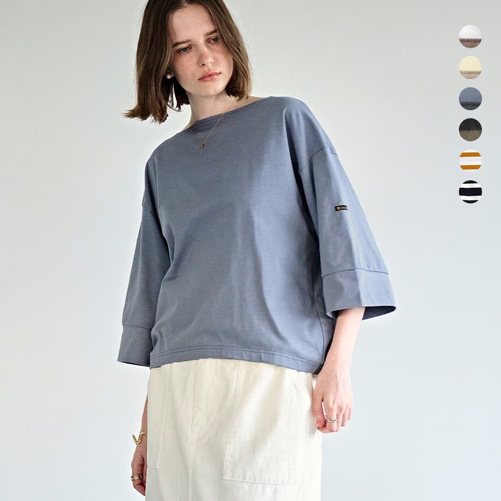 乐天商城 - kha:ki カーキ コットン天竺 バックヘムライン バスクシャツ “BACK HEM LINE BASQUE SHIRTS” mil26hcs3477 レディース【☆】
