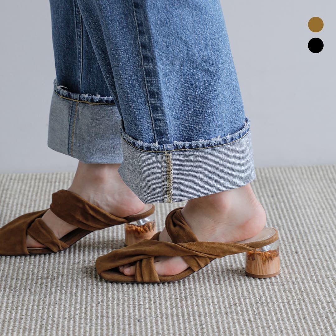 乐天商城 - ALM. アルム スクエアトゥ レザー ミュール “MARIA LEATHER MULES” al125 レディース【サイズ・カラー交換初回無料】