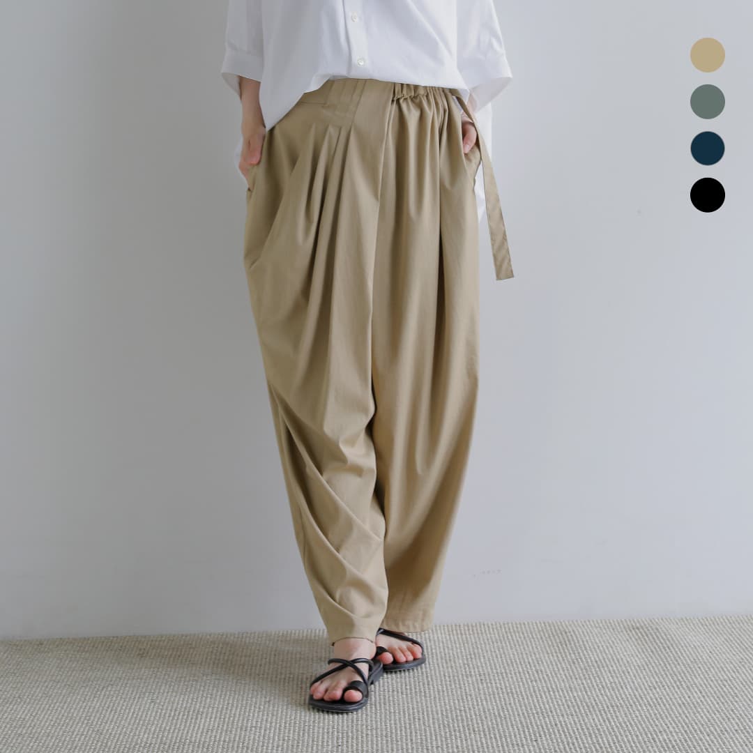 乐天商城 - [NEW] SIWALY fluid シワリーフルイド ギャザー ラップ イージーパンツ Gather Wrapped Pants 526207 レディース【サイズ・カラー交換初回無料】【☆】