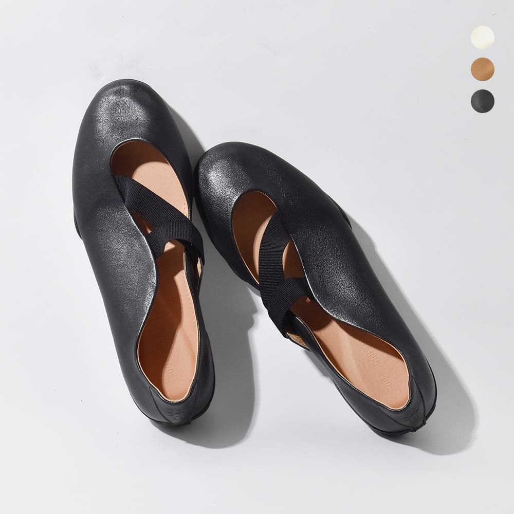 Rakuten - FOOT INDUSTRY フットインダストリー レザー ツーストラップ バレエシューズ awc018 レディース 2026ss新作 春夏【サイズ・カラー交換初回無料】