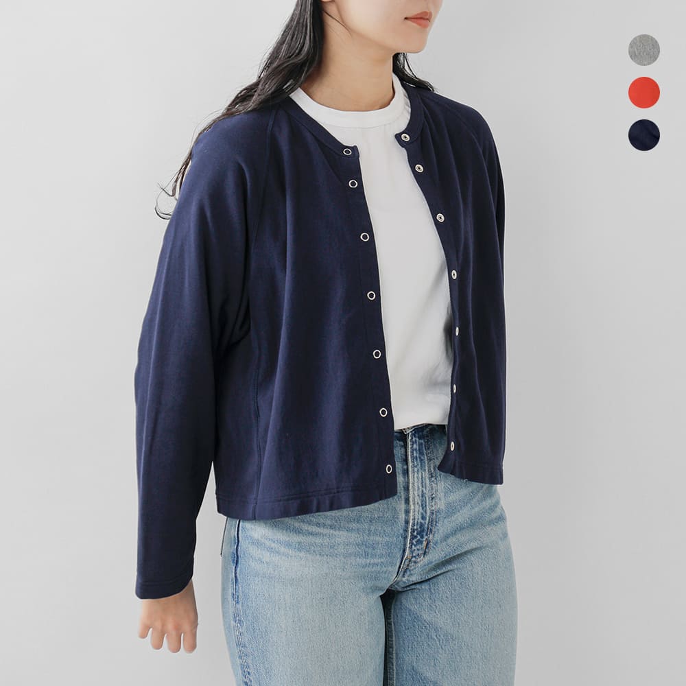 Rakuten - Shinzone シンゾーン コットン裏毛 ロングスリーブ カーディガン INLAYED CARDIGAN 26smscu08 レディース 2026ss新作 春夏