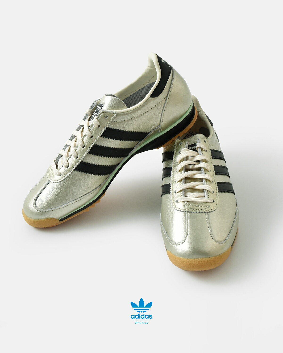 adidas Originals アディダス オリジナルス スーパーライト72 メタリックレザーア...